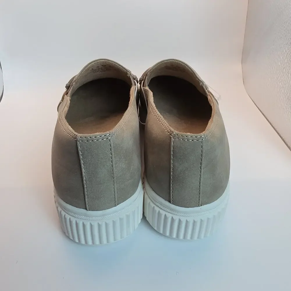 Naturalizer Sport Women's Size 11 Slip On Sneakers Taupe Chain Casual Shoes